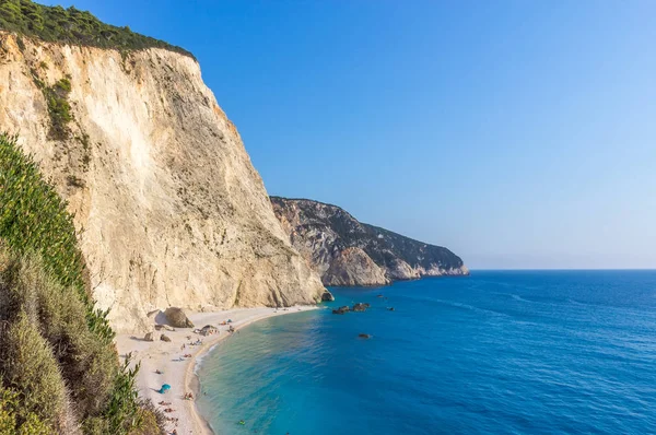 Porto katsiki Beach'te lefkada, Yunanistan — Stok fotoğraf