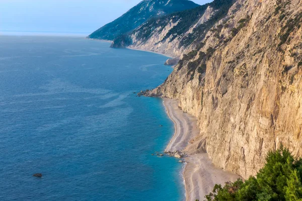 Egremni plaj Lefkada Adası, Yunanistan — Stok fotoğraf