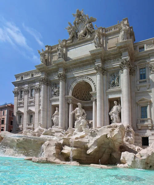 Fonte de Trevi, Roma, Itália — Fotografia de Stock