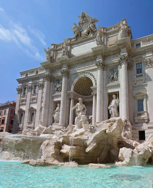 Trevi Fountain, Rome, Italië — Stockfoto