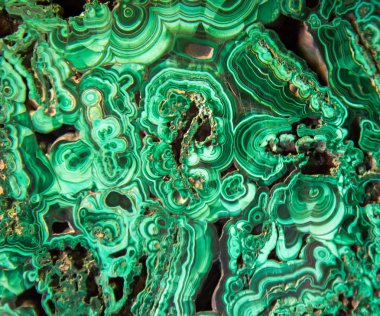 Green Malachite - detail clipart