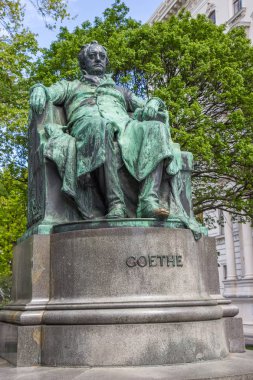 goethe Viyana'nın heykeli