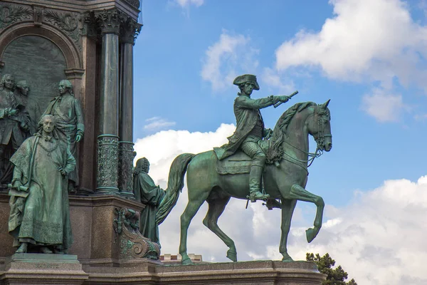 Maria Theresa Standbeeld Wenen Oostenrijk — Stockfoto