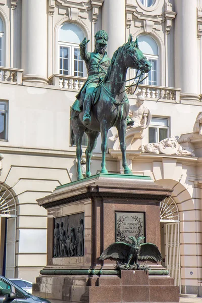 Памятник Йозефу Радецкому Вене Австрия — стоковое фото