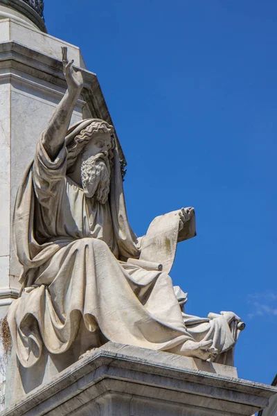 Columna de la Inmaculada Concepción, Roma, Italia — Foto de Stock