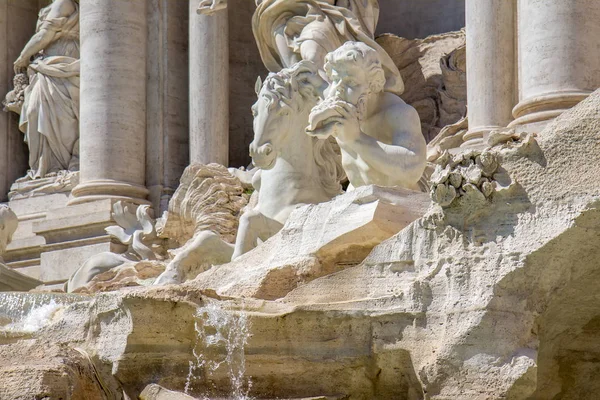 Ayrıntı Trevi Fountain Roma, İtalya — Stok fotoğraf