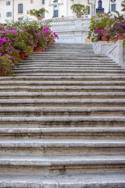Roma'daki İspanyol adımlar. İtalya. 