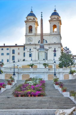 Roma'daki İspanyol adımlar. İtalya. 