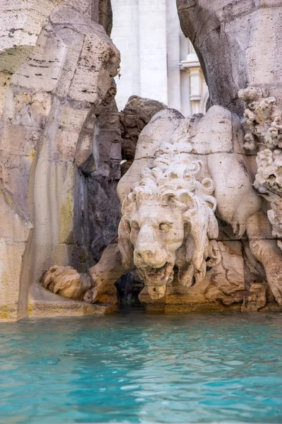 Fountain of the Four Rivers on the Piazza Navona, Rome