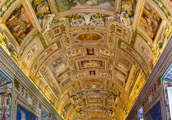 Una Scultura Soffitto Nei Musei Vaticani — Foto Stock