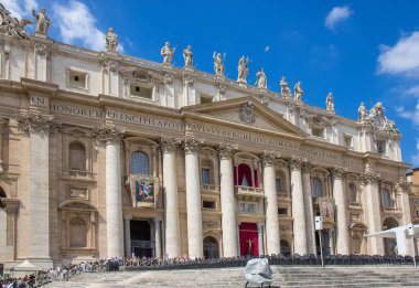 Bazilikası St Peter, Vatikan, Roma Kilisesi.