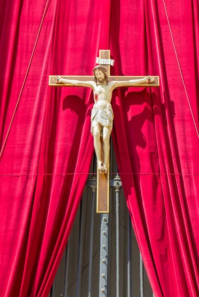 Cristo Frente Basílica San Pedro Vaticano Pascua —  Fotos de Stock