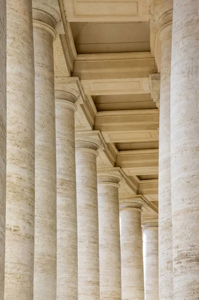 Piazza San Pietro Peter Meydanı Vatikan Colonnades — Stok fotoğraf