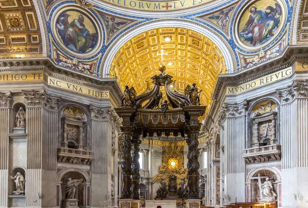 Basílica São Pedro Vaticano Roma Itália — Fotografia de Stock