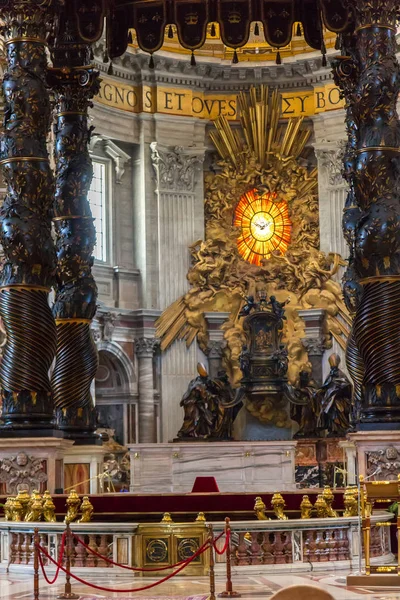 Basílica São Pedro Vaticano Roma Itália — Fotografia de Stock