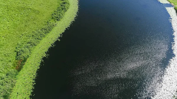 ドゥルミトル山湖の空中写真 — ストック写真