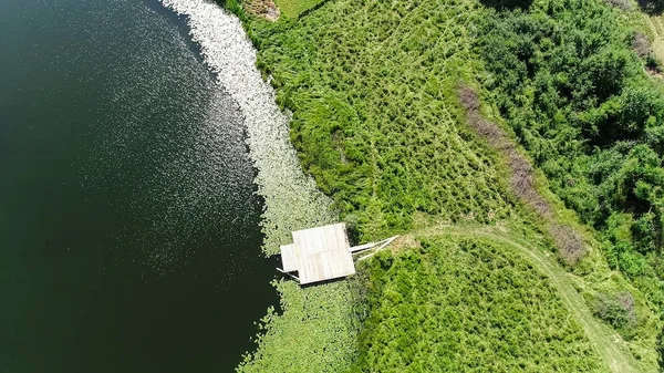 Luchtfoto Uitzicht Het Meer Durmitor Berg — Stockfoto