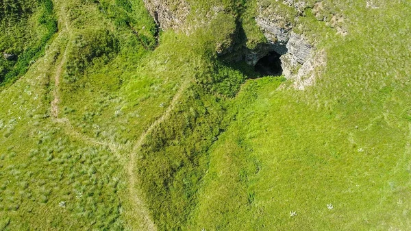 Luchtfoto Van Ondergrondse Rivier Ponor Stara Planina Berg Servië — Stockfoto