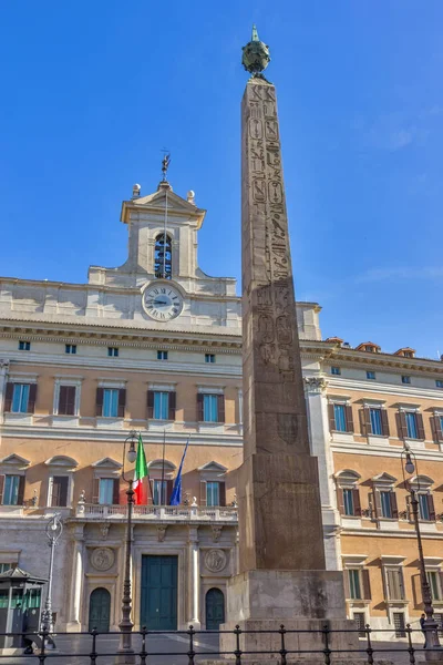 Obelisk Von Montecitorio Rom Italien — Stockfoto