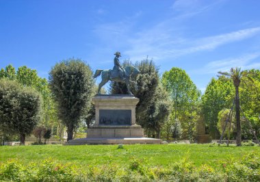 Carlos Alberto Equestrian heykel Quirinal Gardens Roma, İtalya