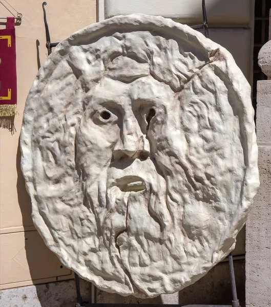 Бокка Делла Верита Рот Истины Рим Италия — стоковое фото