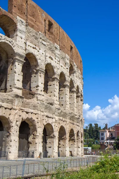 Parte dell'anfiteatro del Colosseo Romano a Roma — Foto Stock