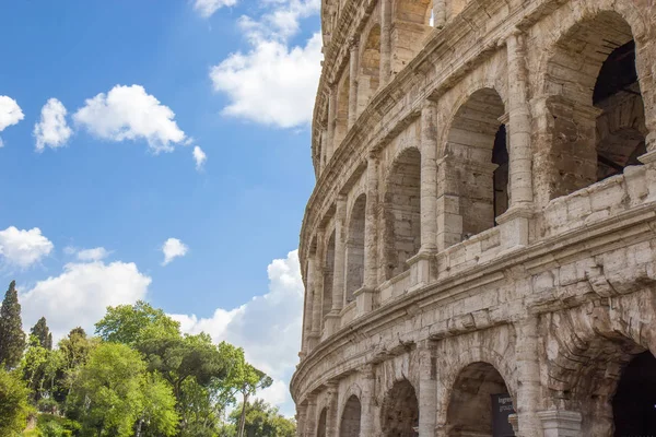 Roma, İtalya Roma Colosseum amphiteater parçası — Stok fotoğraf