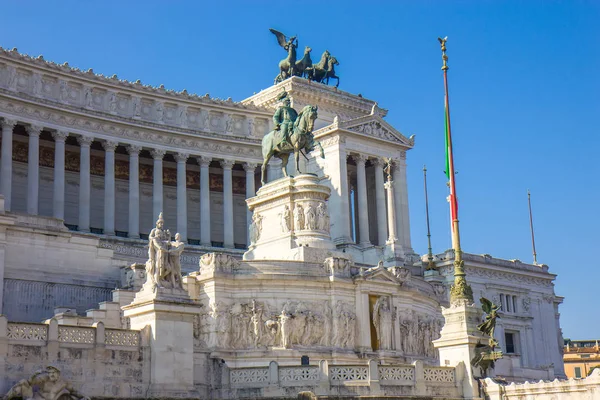 Il vittoriano - nationales denkmal für sieger emmanuel ii in rom, — Stockfoto