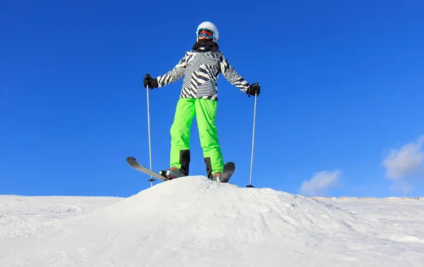 Girl Snow Ski Stock Picture