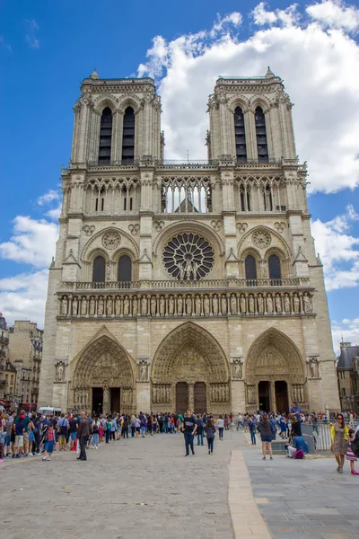 Notre-Dame de Paris, França — Fotografia de Stock