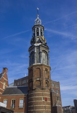 Hollanda, Amsterdam 'ın merkezindeki kilise.