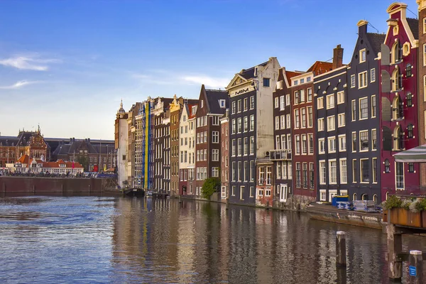 View Canal Houses Amsterdam — Stock Photo, Image