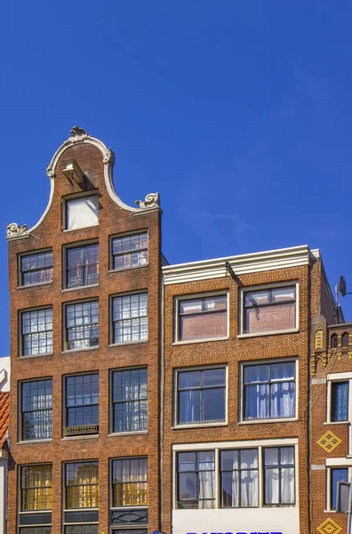 Gebouw Amsterdam Aan Rivier — Stockfoto