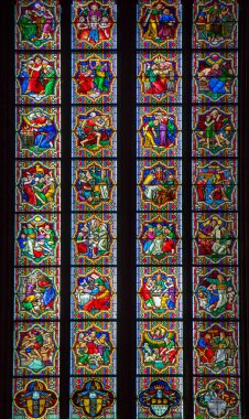 Köln, Almanya 'daki Aziz Peter Katedrali' nin içinde.