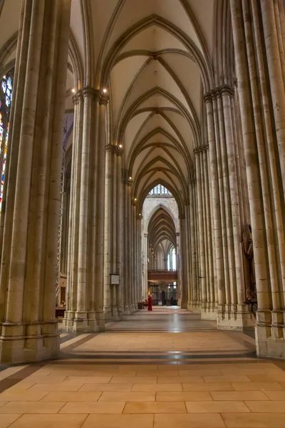 Köln Almanya Daki Aziz Peter Katedrali Nin Içinde — Stok fotoğraf