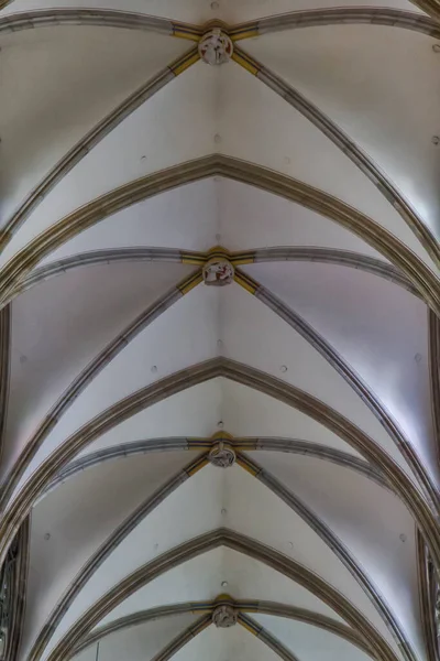 Interno Della Chiesa Cattedrale San Pietro Colonia Germania — Foto Stock