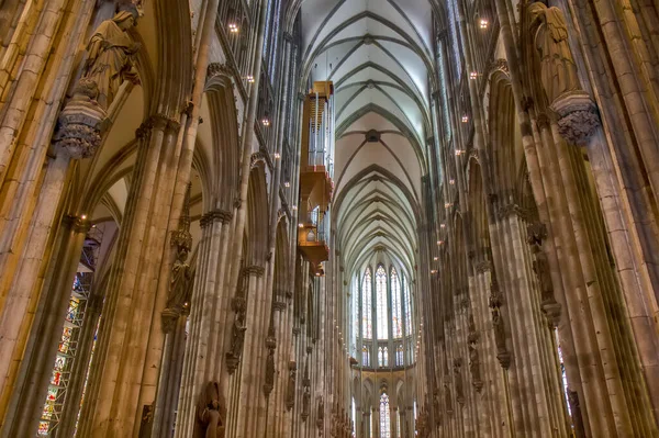 Utanför Katedralen Church Saint Peter Köln Tyskland — Stockfoto