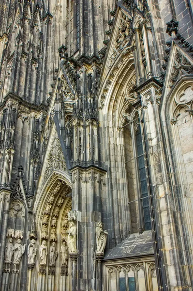 Entrée Cathédrale Cologne Allemagne — Photo