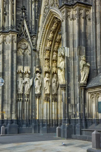 Eingang Des Kölner Doms Deutschland — Stockfoto