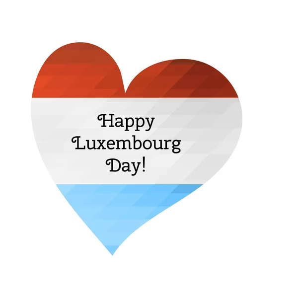 Drapeau vectoriel du Luxembourg. Illustration vectorielle pour la fête nationale du Luxembourg. Drapeau du Luxembourg dans un style grunge tendance. Modèle de conception pour affiche, bannière, couche, accueil web, carte d'invitation . — Image vectorielle