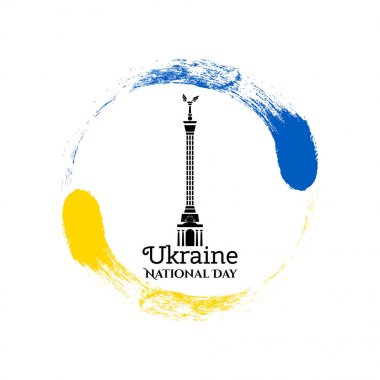 Resimde Ukrayna Bağımsızlık günü Kiev 
