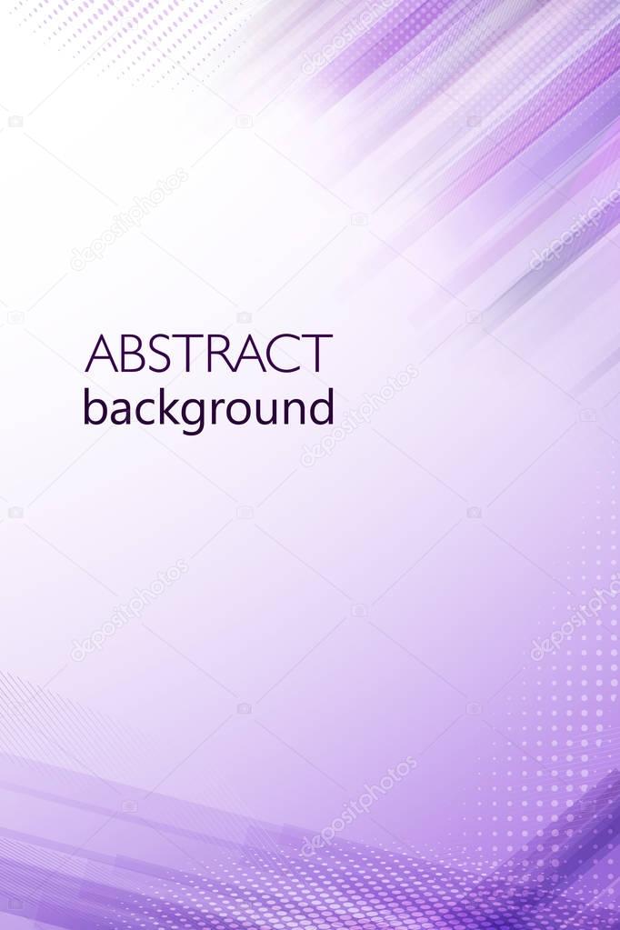 Ultra violet glowing line vector abstract background in color of the year 2018. Halftone and stripe design template for poster, banner, flayer, greeting, brochure, buissiness card.