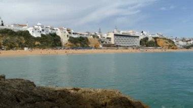 Albufeira plaj manzara