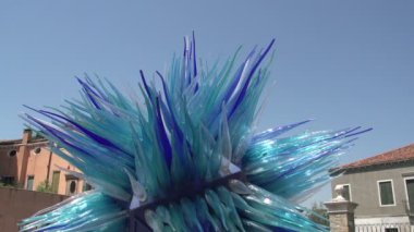 Kare Murano cam heykel