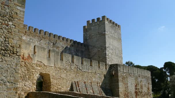 Castillo de Sao Jorge — Vídeos de Stock
