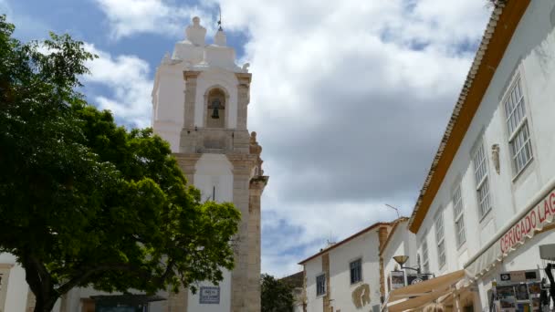 Башня церкви Санто-Фоса — стоковое видео