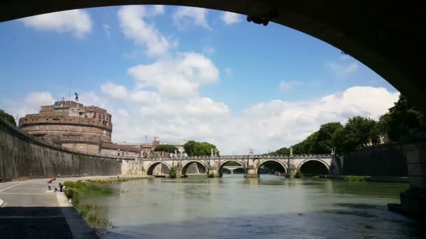 Ponte Principe en Roma — Vídeos de Stock