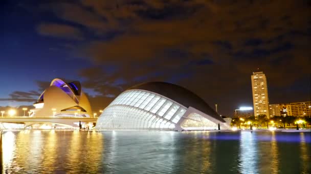 Ciudad de las Artes y las Ciencias — Vídeos de Stock