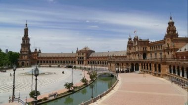 Cityscape ile Plaza De Espana, Seville