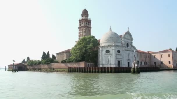 Vista de Venecia Arquitectura — Vídeos de Stock